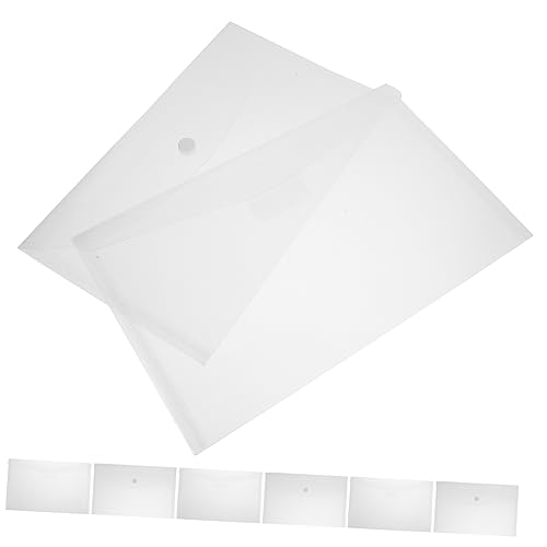 DIYEAH 8 Stück Rechnungstasche Ordner Praktische Aktentaschen Taschen Mit Knopfleiste Dokumentenumschläge Dokumentinhaber Dateiorganisator Aktentaschen Mit Knopfdesign Transparent Pp DIYEAH 8 Stück Rechnungstasche Ordner Praktische Aktentaschen Taschen Mit Knopfleiste Dokumentenumschläge Dokumentinhaber Dateiorganisator Aktentaschen Mit Knopfdesign Transparent Pp von DIYEAH