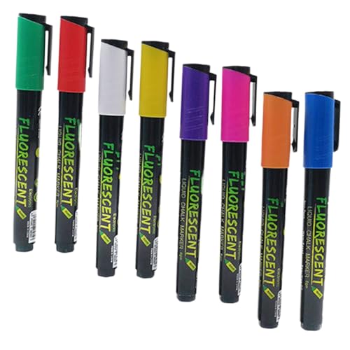 DIYEAH 8 Stück Teiliges Abwischbare Kreidestifte Fluoreszierende Flüssigkreide Marker für LED Displays für Kreative Diy Projekte und Werbeschilder DIYEAH 8 Stück Teiliges Abwischbare Kreidestifte Fluoreszierende Flüssigkreide Marker für LED Displays für Kreative Diy Projekte und Werbeschilder von DIYEAH