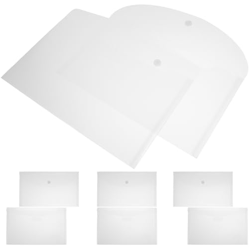 DIYEAH 8 Stück Teiliges Dokumentenlagerungsset Transparente Aufbewahrungstaschen mit Druckknopfverschluss für Büro Quittungen und Unterlagen Leicht und Tragbar für Studenten und DIYEAH 8 Stück Teiliges Dokumentenlagerungsset Transparente Aufbewahrungstaschen mit Druckknopfverschluss für Büro Quittungen und Unterlagen Leicht und Tragbar für Studenten und von DIYEAH