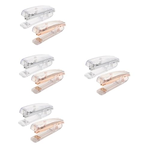 DIYEAH 8 Stück Teiliges Mini-heftgerät Roségold und Silber Kompakter Leichter Handtacker mit Heftklammerentferner Tragbar für Schule Büro Zuhause Kreativer Stabiler Desktop Hefter DIYEAH 8 Stück Teiliges Mini-heftgerät Roségold und Silber Kompakter Leichter Handtacker mit Heftklammerentferner Tragbar für Schule Büro Zuhause Kreativer Stabiler Desktop Hefter von DIYEAH
