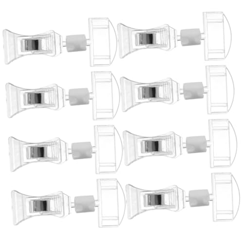 DIYEAH 8 Stück Teiliges Transparente Rotierbare Clips für Verkaufsanzeigen Verstellbare Werbeclips zur Befestigung an Zylindrischen Objekten für Einzelhandel und Supermarkt DIYEAH 8 Stück Teiliges Transparente Rotierbare Clips für Verkaufsanzeigen Verstellbare Werbeclips zur Befestigung an Zylindrischen Objekten für Einzelhandel und Supermarkt von DIYEAH