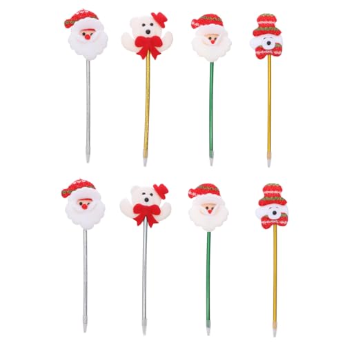 DIYEAH 8 Stück Teiliges Weihnachts-kugelschreiber Leuchtenden Cartoon-motiven Glatter Schreibfluss Hochwertiger Kunststoff als Schul Bürobedarf für Erwachsene DIYEAH 8 Stück Teiliges Weihnachts-kugelschreiber Leuchtenden Cartoon-motiven Glatter Schreibfluss Hochwertiger Kunststoff als Schul Bürobedarf für Erwachsene von DIYEAH