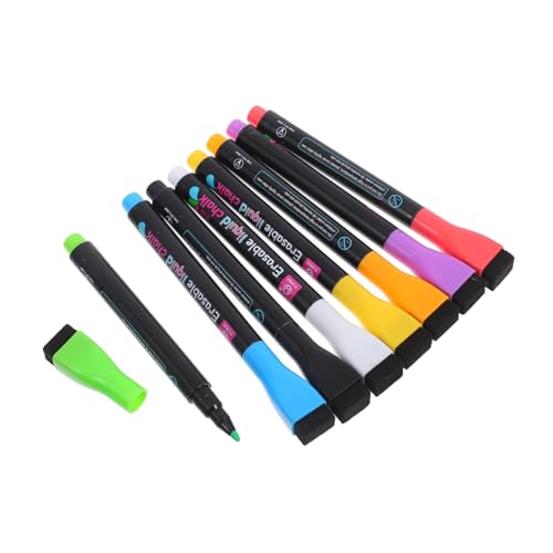 DIYEAH 8 Stück löschbarer Lampenstift whiteboard zubehör schreibwaren set fluoreszierende stifte tafelstifte trocken abwischbare Marker für magnetischer Trockenlöscher pp DIYEAH 8 Stück löschbarer Lampenstift whiteboard zubehör schreibwaren set fluoreszierende stifte tafelstifte trocken abwischbare Marker für magnetischer Trockenlöscher pp von DIYEAH