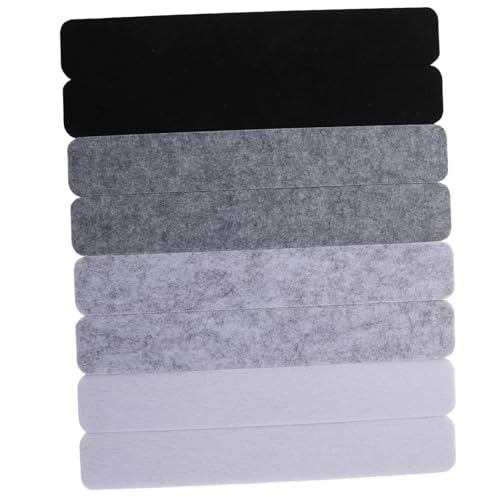 DIYEAH 8 Stücke Bulletin Board Bar Streifen Wand Filz Pinnwand Memo Anschlagtafeln Mit Pinnnadeln Und Notizblöcke Für Home School Office Decor von DIYEAH