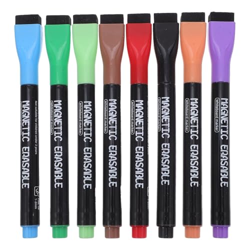 DIYEAH 8 Whiteboard-Marker: Magnetischer, trocken abwischbarer Marker mit Radiergummikappen – trocken abwischbare Whiteboard-Stifte für Home Office und Schule DIYEAH 8 Whiteboard-Marker: Magnetischer, trocken abwischbarer Marker mit Radiergummikappen – trocken abwischbare Whiteboard-Stifte für Home Office und Schule von DIYEAH