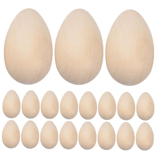 DIYEAH 80 Stck. Teiliges Unbemalte Holz-eier Natürliche Simulation Glatte Oberfläche DIY Ostern Basteln Holz Deko-eier für Desktop Kindgerechtes Malspielzeug DIYEAH 80 Stck. Teiliges Unbemalte Holz-eier Natürliche Simulation Glatte Oberfläche DIY Ostern Basteln Holz Deko-eier für Desktop Kindgerechtes Malspielzeug von DIYEAH