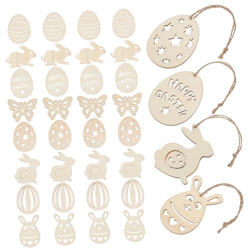 DIYEAH 80 Stück Kaninchen-Anhänger bastelideen bastelmaterial holzbausatz leer Dekoration Schmetterlingsornamente aus Holz zum Basteln Ausschnitte zum Basteln Kinderhandwerk Pappel Khaki DIYEAH 80 Stück Kaninchen-Anhänger bastelideen bastelmaterial holzbausatz leer Dekoration Schmetterlingsornamente aus Holz zum Basteln Ausschnitte zum Basteln Kinderhandwerk Pappel Khaki von DIYEAH