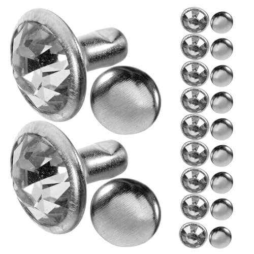DIYEAH 80 Stück Strassnieten: 8 mm Nieten für selbstgemachte Kleidung, Schuhe, Taschen und Kleider – dekorative Metallnieten für Lederarbeiten und Kleidungsverzierungen DIYEAH 80 Stück Strassnieten: 8 mm Nieten für selbstgemachte Kleidung, Schuhe, Taschen und Kleider – dekorative Metallnieten für Lederarbeiten und Kleidungsverzierungen von DIYEAH
