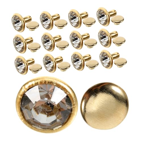 DIYEAH 80 Stück Teiliges Strass-nieten Doppelter Kappenbefestigung Dekorative Kristall-nieten für DIY Kleidung Schuhe Taschen und Kleider Langlebige Metallstuds für Lederverarbeitung und DIYEAH 80 Stück Teiliges Strass-nieten Doppelter Kappenbefestigung Dekorative Kristall-nieten für DIY Kleidung Schuhe Taschen und Kleider Langlebige Metallstuds für Lederverarbeitung und von DIYEAH