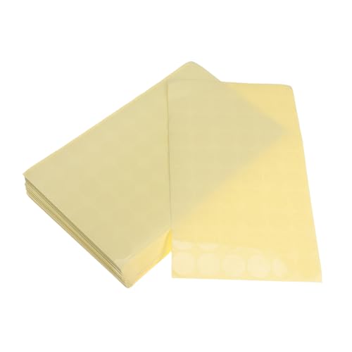 DIYEAH 84 Blatt Klare Rundetiketten Transparent Selbstklebend PVC Aufkleber für Verpackungen Lebensmittelbeutel und Umschläge Starke Haftung Diskretes Design Vielseitige Verwendung von DIYEAH