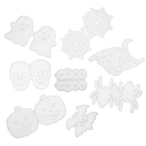 DIYEAH 8Stücke DIY Silikon Epoxidharzformen für Halloween Ohrringe Wiederverwendbare Gießformen für Schmuckanhänger Einfach zu Bedienen und Langlebig für Kreative Bastelprojekte DIYEAH 8Stücke DIY Silikon Epoxidharzformen für Halloween Ohrringe Wiederverwendbare Gießformen für Schmuckanhänger Einfach zu Bedienen und Langlebig für Kreative Bastelprojekte von DIYEAH