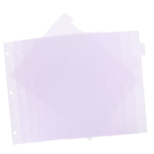 DIYEAH 8Stücke Teiliges Buchbinder Trenner Abnehmbare Notizbuch Trennblätter aus Mattem für Notizbücher für Journale und Berichte DIYEAH 8Stücke Teiliges Buchbinder Trenner Abnehmbare Notizbuch Trennblätter aus Mattem für Notizbücher für Journale und Berichte von DIYEAH