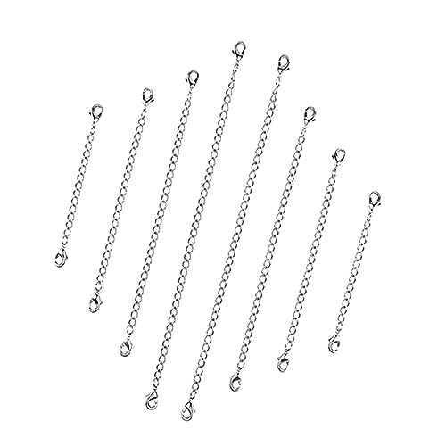 DIYEAH 8Stücke Teiliges Kettenverlängerungsset mit Hummerverschlüssen DIY Zubehör für Armbänder Glänzend und Langlebig DIYEAH 8Stücke Teiliges Kettenverlängerungsset mit Hummerverschlüssen DIY Zubehör für Armbänder Glänzend und Langlebig von DIYEAH