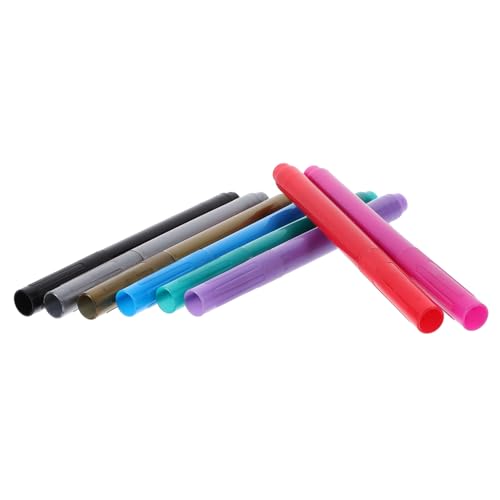 DIYEAH 8Stücke Wiederverwendbare Weinglasmarker Metallische Marker für Gläser Abwischbare Farbmarker für Designs für Partys und Veranstaltungen Vielseitig Einsetzbar von DIYEAH
