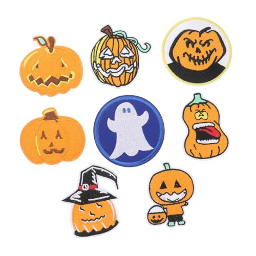 DIYEAH 8stücke Teiliges Cartoon Stickerei Patches Für Kleidung Selbstklebende Applikationen Für Jacken Jeans Und Taschen Bunte Stoffflicken Zur Dekoration Und Reparatur von DIYEAH