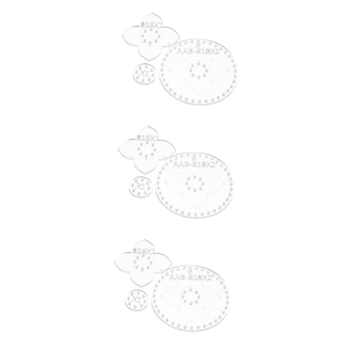 DIYEAH 9 Stck. Acryl Schlüsselanhänger Schablonen DIY Langlebige Stencils für Bastelprojekte Einfache Anwendung Geeignet für Lederhandwerk und Kreative Schlüsselanhänger Gestaltung von DIYEAH