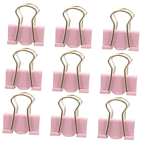 DIYEAH 9 Stück Elliot-Ordner büroorganisation büroartikel office supplies papiertacker aktenordner praktische Bindeklammern Binder Büroklammern Sortiment an Ordnerklammern Metall Rosa DIYEAH 9 Stück Elliot-Ordner büroorganisation büroartikel office supplies papiertacker aktenordner praktische Bindeklammern Binder Büroklammern Sortiment an Ordnerklammern Metall Rosa von DIYEAH