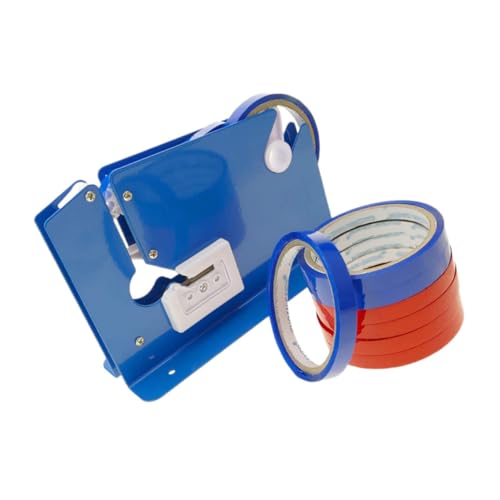 DIYEAH 9 Stück Teiliges Klebeband abroller mit Integriertem Schneidegerät Tragbare Versiegelungsmaschine für Kunststoffbeutel Langlebiger Kunststoff Blau rot Inkl Band Praktisch für DIYEAH 9 Stück Teiliges Klebeband abroller mit Integriertem Schneidegerät Tragbare Versiegelungsmaschine für Kunststoffbeutel Langlebiger Kunststoff Blau rot Inkl Band Praktisch für von DIYEAH