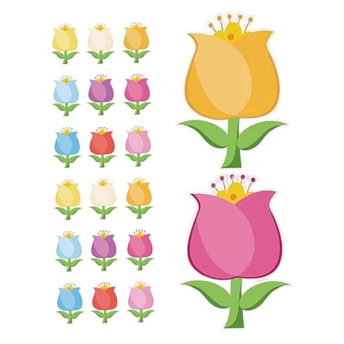 DIYEAH 90 Frühlingsblumen-ausschnitte: Bunte Blumenformen Aus Papier Für Die Kartengestaltung, Scrapbooking, Partydekorationen, Bastelbedarf von DIYEAH
