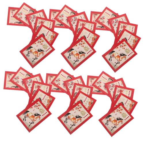 DIYEAH 90 Stück Pferde-jahr Rote Umschläge mit Cartoon-motiv Lunar Year Lucky Money Envelopes für Frühlingsfest Hochzeit Geburtstag Traditionelle Chinesische Packets DIYEAH 90 Stück Pferde-jahr Rote Umschläge mit Cartoon-motiv Lunar Year Lucky Money Envelopes für Frühlingsfest Hochzeit Geburtstag Traditionelle Chinesische Packets von DIYEAH