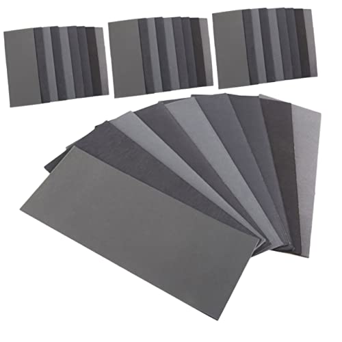 DIYEAH 90Stücke Sandpapier Set Nass Und Trockenschleifpapier Für Autopolitur Schleifpapierblätter Für Holz Und Möbeloberflächen DIYEAH 90Stücke Sandpapier Set Nass Und Trockenschleifpapier Für Autopolitur Schleifpapierblätter Für Holz Und Möbeloberflächen von DIYEAH