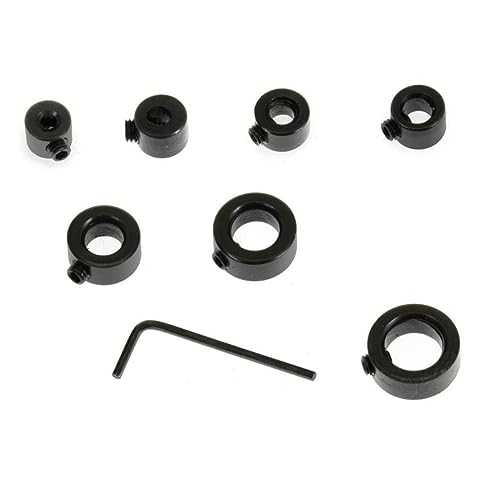 DIYEAH 9Stücke Bohrer Tiefen Stopp Teiliges Ring Positionierer Werkzeug Für Präzises Bohren Mit Sechskantschlüssel Verhindert Unterbohren Einfach DIYEAH 9Stücke Bohrer Tiefen Stopp Teiliges Ring Positionierer Werkzeug Für Präzises Bohren Mit Sechskantschlüssel Verhindert Unterbohren Einfach von DIYEAH