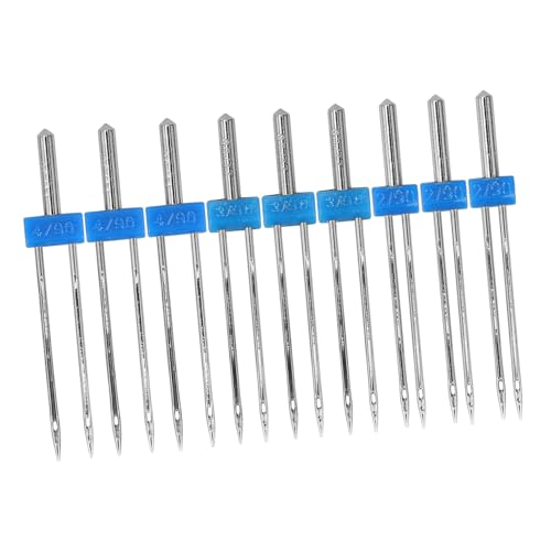 DIYEAH 9Stücke Teiliges Zwillingsnadeln für Nähmaschinen Robuste Metallnadeln für Haushaltsnähmaschinen Nähmaschinenzubehör für Jersey und Andere Stoffe DIYEAH 9Stücke Teiliges Zwillingsnadeln für Nähmaschinen Robuste Metallnadeln für Haushaltsnähmaschinen Nähmaschinenzubehör für Jersey und Andere Stoffe von DIYEAH