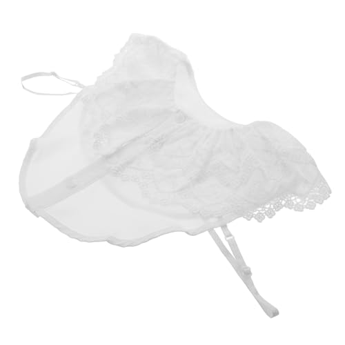 DIYEAH Abnehmbarer Damen Blusenkragen Einsatz Spitzen Fake Collar Dekorativer Falscher Kragen für Vielseitige Outfits und Besondere Anlässe Modischer Einsatz für Blusen und Hemden von DIYEAH