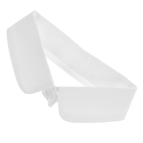 DIYEAH Abnehmbarer Damen Fake Kragen aus Weichem Chiffon Dekorativer Hoher Rundkragen Vielseitiger Blusenkrageneinsatz für Elegantes Bequemes Tragen bei Formellen und Casual Anlässen von DIYEAH