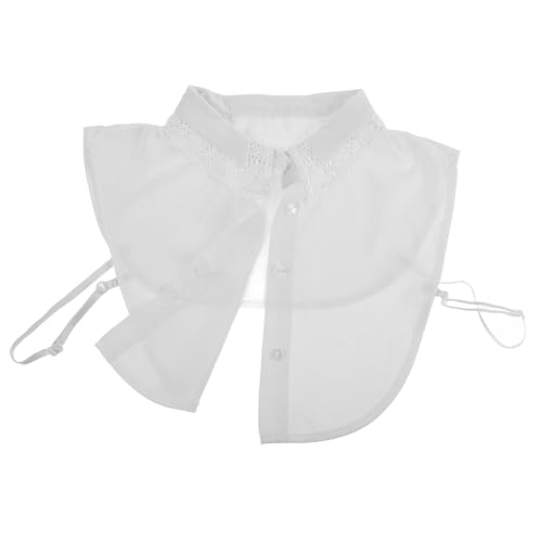 DIYEAH Abnehmbarer Damen Fake Kragen mit Eleganter Spitzenverzierung Modischer Blusenkragen mit Hohldesign Vielseitiger Einsatz für Pullover und Blusen Stilvolles Dekorations Accessoire DIYEAH Abnehmbarer Damen Fake Kragen mit Eleganter Spitzenverzierung Modischer Blusenkragen mit Hohldesign Vielseitiger Einsatz für Pullover und Blusen Stilvolles Dekorations Accessoire von DIYEAH