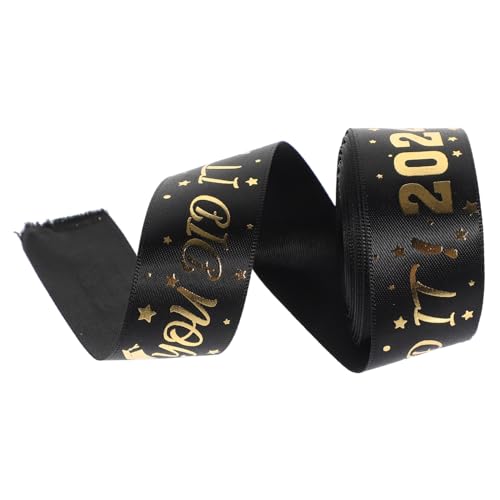 DIYEAH Abschlussfeier Geschenkverpackungsband Yards DIY Polyesterband mit Goldprägung Dekoratives Band für Schulabschluss Hochzeiten und Feiern DIYEAH Abschlussfeier Geschenkverpackungsband Yards DIY Polyesterband mit Goldprägung Dekoratives Band für Schulabschluss Hochzeiten und Feiern von DIYEAH