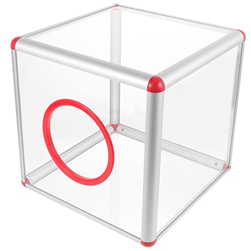 DIYEAH Acryl Gewinnspielbox Transparente Lotteriebox für Verlosungen Spenden und Partys Robuste und Elegante Lösung für Unternehmensveranstaltungen und Feiern von DIYEAH