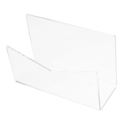 DIYEAH Acryl Mail Organizer mit Fächern Platzsparender Brief Dokumentenhalter für Schreibtisch Vielseitiger Ablage Rack für Büro Schule und Home Office Stabiler Briefablage Organizer von DIYEAH