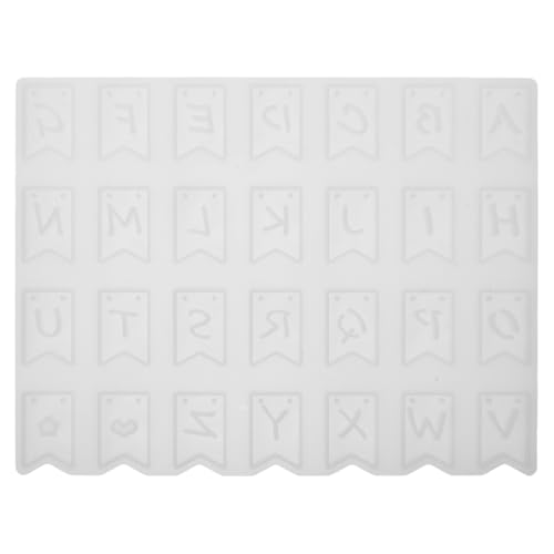 DIYEAH Alphabet-Formen für Harz: Buchstaben-Schlüsselanhänger-Form, Epoxidharz- -Silikonform für die Herstellung von DIY-Anhängern, Halsketten, Ohrringen und Schmuck DIYEAH Alphabet-Formen für Harz: Buchstaben-Schlüsselanhänger-Form, Epoxidharz- -Silikonform für die Herstellung von DIY-Anhängern, Halsketten, Ohrringen und Schmuck von DIYEAH