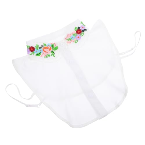 DIYEAH Atmungsaktiver Fake Collar aus Polyester für Damen Modischer Krageneinsatz mit Blumenmuster Vielseitiges Accessoire für Blusen und Kleider Angenehm und Leicht für Alltag und DIYEAH Atmungsaktiver Fake Collar aus Polyester für Damen Modischer Krageneinsatz mit Blumenmuster Vielseitiges Accessoire für Blusen und Kleider Angenehm und Leicht für Alltag und von DIYEAH