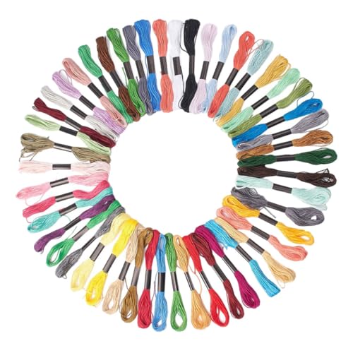 DIYEAH Baumwoll Stickgarn für Kreuzstich Fädige Stickfäden für DIY Handarbeit Hochwertige Stickerei Fäden für Haushalt und Projekte DIYEAH Baumwoll Stickgarn für Kreuzstich Fädige Stickfäden für DIY Handarbeit Hochwertige Stickerei Fäden für Haushalt und Projekte von DIYEAH