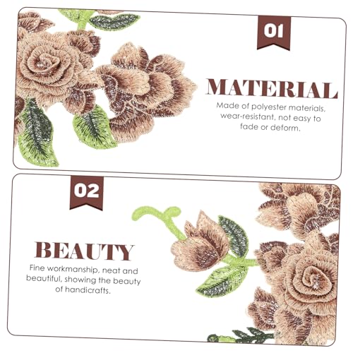 DIYEAH Bestickter Blumen Applikationspatch Mehrfunktionaler Aufnäher für Kleidung Taschen Schuhe Diy Dekoration Langlebig und Einfach Anzubringen Geeignet für Anfänger und Profis DIYEAH Bestickter Blumen Applikationspatch Mehrfunktionaler Aufnäher für Kleidung Taschen Schuhe Diy Dekoration Langlebig und Einfach Anzubringen Geeignet für Anfänger und Profis von DIYEAH