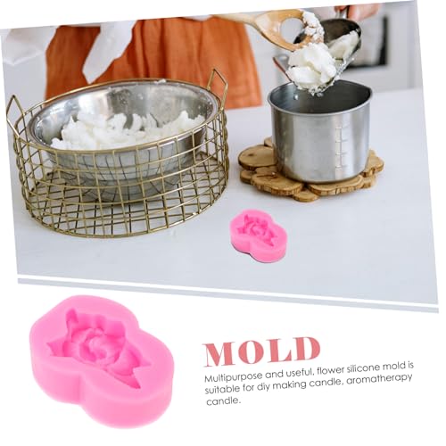 DIYEAH Blumen Silikonform für Diy Basteln Flexible Wiederverwendbare Gießform für Aromatherapie Kerzen Verarbeitung Vielseitig Einsetzbar für Kreative Handwerksprojekte zu Hause von DIYEAH