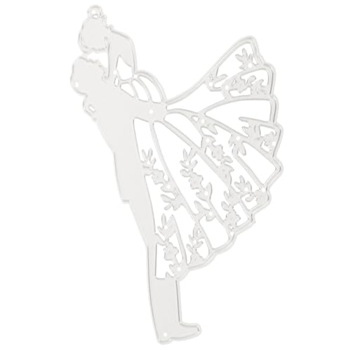 DIYEAH Brautpaar Cutting für Hochzeiten Diy Metall Stanzform für Karten Einladungen und Dekorationen Langlebig und Wiederverwendbar für Scrapbooking und Bastelprojekte von DIYEAH