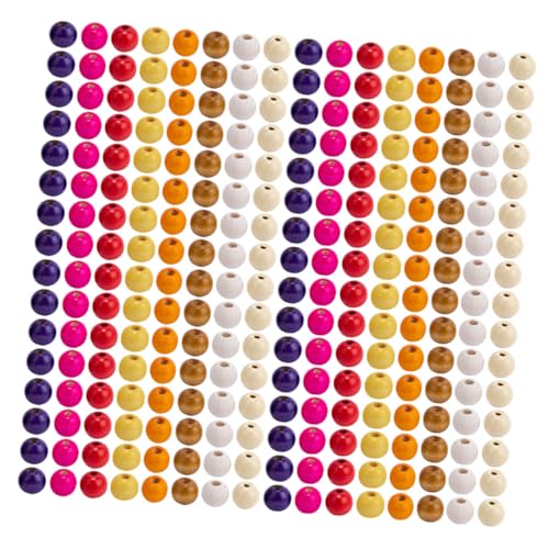 DIYEAH Bunte Holzperlen Große Abstandhalter DIY Schmuckperlen für Armbänder Halsketten Bastelprojekte Rundes Naturholz DIYEAH Bunte Holzperlen Große Abstandhalter DIY Schmuckperlen für Armbänder Halsketten Bastelprojekte Rundes Naturholz von DIYEAH