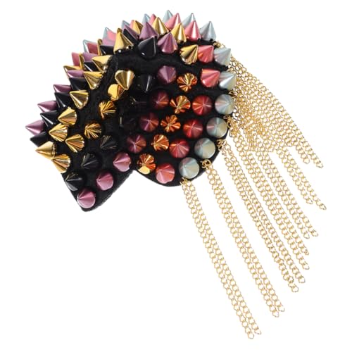 DIYEAH Bunte Punk Epaulette mit Nieten und Quasten Schulterkette Vintage Schulterdekoration für Kostüme Zeremonien Party und Schuluniformen DIYEAH Bunte Punk Epaulette mit Nieten und Quasten Schulterkette Vintage Schulterdekoration für Kostüme Zeremonien Party und Schuluniformen von DIYEAH