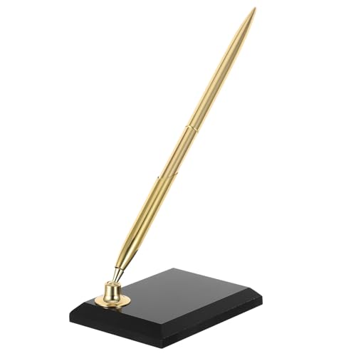 DIYEAH Business Signature Pen Signing Kugelschreiber mit Ständer Business Desk Kugelschreiber für Hochzeitsgäste-Anmeldung Gästebuch und Veranstaltungen von DIYEAH