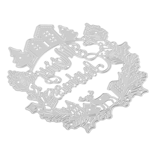 DIYEAH Carbonstahl Stanzform Weihnachten Diy Basteln Schneideform Robust Langlebig für Karten Alben Scrapbooking Weihnachtsdeko Kreative Handarbeit von DIYEAH