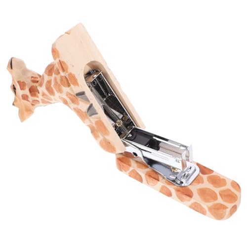 DIYEAH Cartoon Animal Heftler Lustiger Hefter Büro Hefte Für Schreibtisch Giraffe Tierhefter Eichhörnchen Hefter Dackel Desktop-hefter Tierdekoration Kleine Hefter Tier-hefter- Eisen von DIYEAH