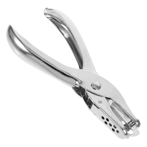 DIYEAH Craft Hole Punch Papierlocher Für Den Haushalt Stanzen Locher Aus Papier Locher Für Karton Locher Für Kartenlocher Puncher Tragbarer Papierlocher Eisen Silver von DIYEAH