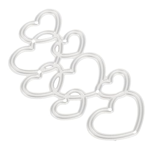 DIYEAH DIY Herz Metall Stanzform Multifunktionale Stanzvorlage für Scrapbooking und Karten für Bastelprojekte und Dekoration Einfach zu Bedienen und Vielseitig Einsetzbar von DIYEAH