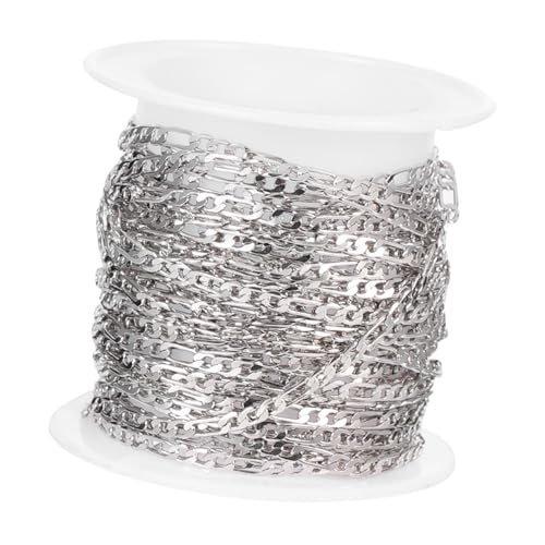 DIYEAH DIY Kupferkette Doppelseitig Polierte Flache Gliederkette für Schmuckherstellung Material für Halsketten und Armbänder Feine Verarbeitung für Langlebige DIY Bastelprojekte von DIYEAH