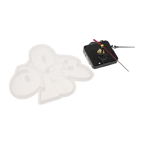 DIYEAH DIY Silikonform Uhr Gießform für Epoxidharz Kreative Bastelaccessoires Uhrwerk Inklusive Flexible Langlebige Gießform für Individuelle Uhrdekorationen und Kunstwerke von DIYEAH