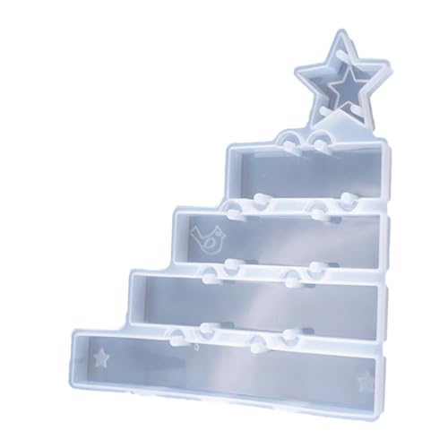 DIYEAH DIY Silikonform für Weihnachtsanhänger Vielseitige Epoxidharz Gießform für Anhänger Schmuck und Dekoration Leicht Tragbar Originelles Design für Bastelprojekte zu Hause DIYEAH DIY Silikonform für Weihnachtsanhänger Vielseitige Epoxidharz Gießform für Anhänger Schmuck und Dekoration Leicht Tragbar Originelles Design für Bastelprojekte zu Hause von DIYEAH