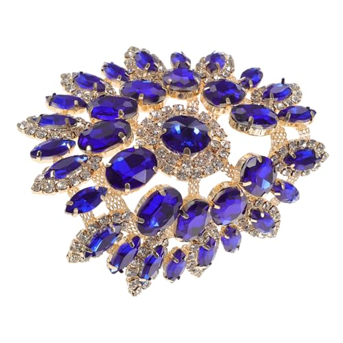 DIYEAH DIY Strass Brosche Patch Dekorative Applikation für Kleidung Hüte und Taschen Design Leicht und Platzsparend für Hochzeitskleider und Reparaturen von DIYEAH